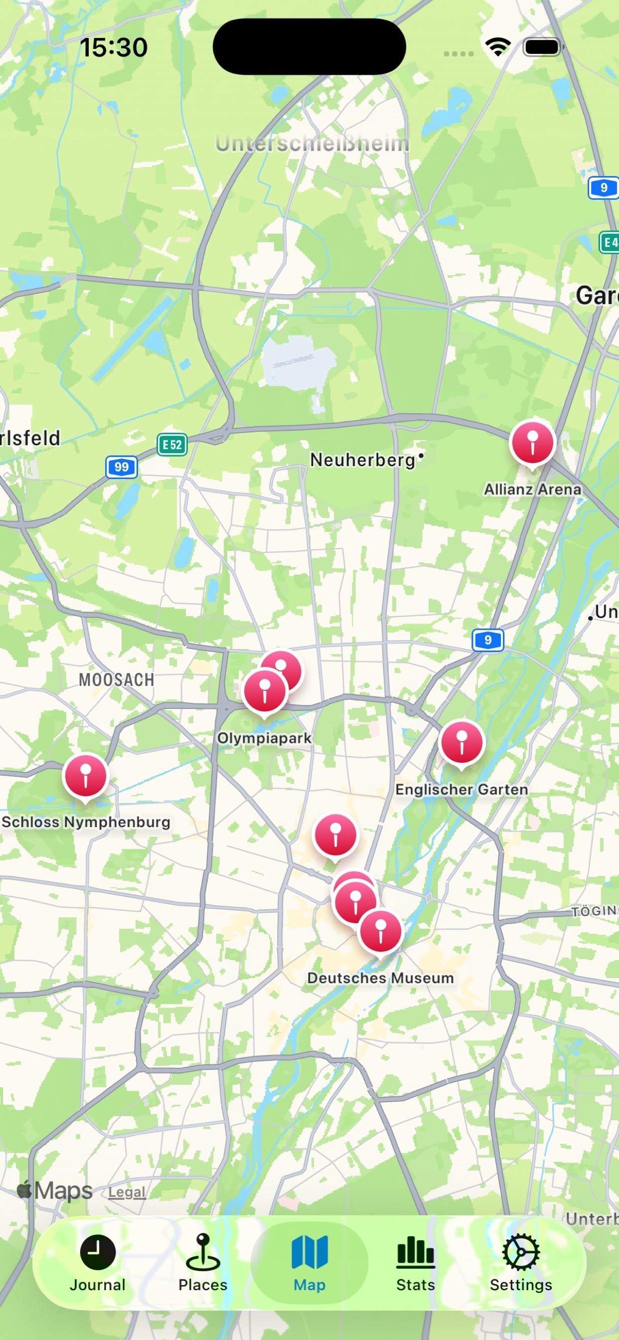 Map view